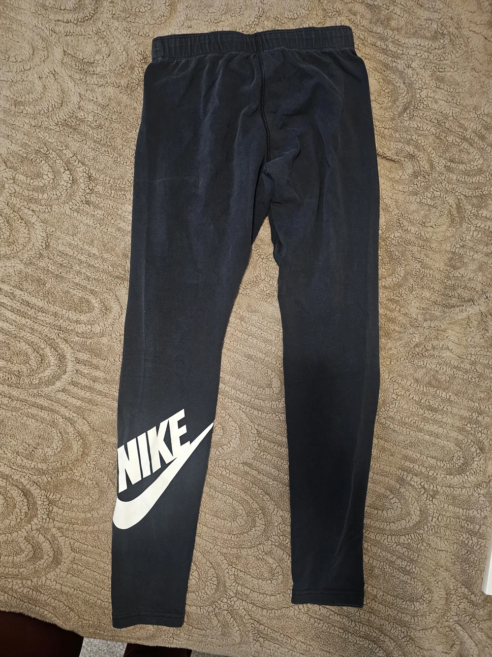 Nike Black Leggings with White Logo